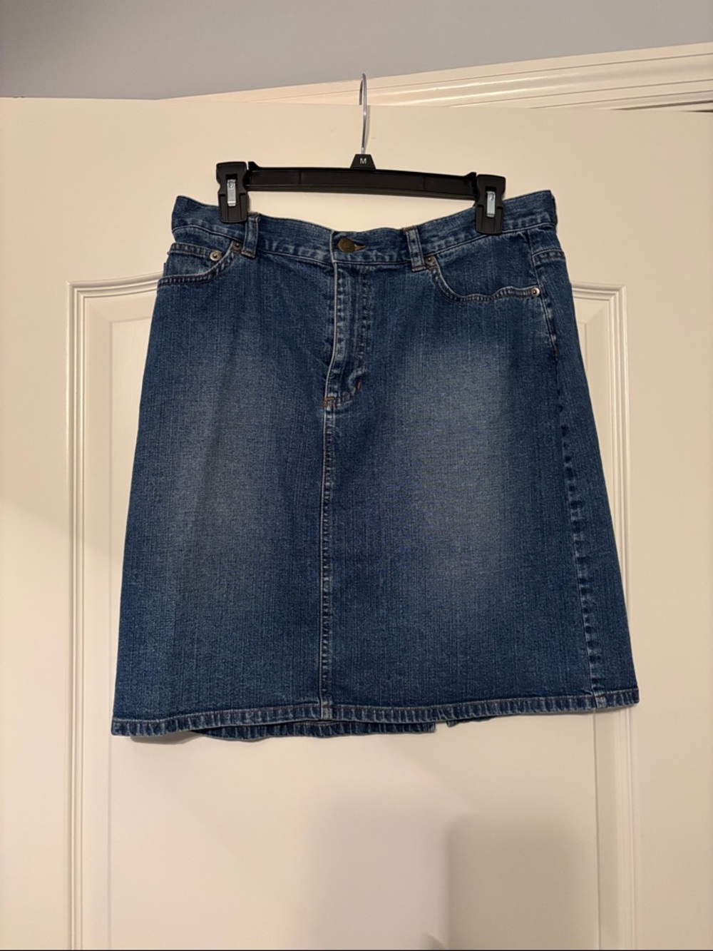 Ralph Lauren Blue Denim A-Line Skirt